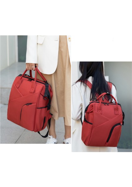 Basit Sırt Çantası Anne ve Bebek Çantası Büyük Kapasiteli Çok Bölmeli Saklama Anne Çantası (Yurt Dışından) fiyatları