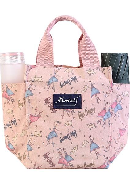 Japon El Taşıma Anne Çantası Fermuarlı Öğle Yemeği Çantası (Yurt Dışından)