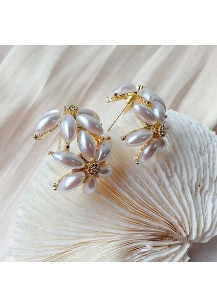 Şık Çiçek Küpeler, Zarif ve Çok Yönlü (Yurt Dışından) fiyatları