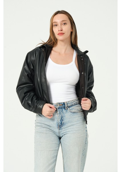 Kadın Bel Korseli Crop Top Seamless