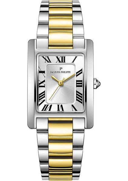 JPQLS657328YG Swiss Made Quartz Çelik Altın/gri Safir Cam 25 mm Kadın Kol Saati