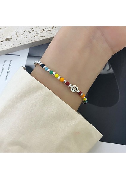 NK128 Boho Tarzı Gökkuşağı Bulut Küçük Ayı Boncuklu Bilezikler Kadınlar Için Plaj Bilezik Takı Renkli Charm Bilezik Femme El Yapımı (Yurt Dışından)