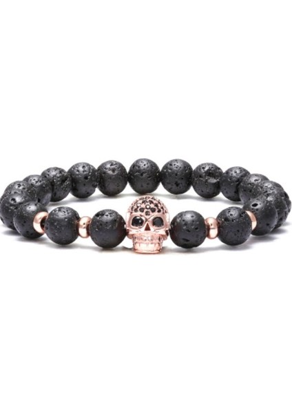 No.1 Boyutu Kafatası 8mm Bohem Renkli Akik Boncuk Çakra Reiki Buda Yoga Bilezik Elastik Ayarlanabilir Volkanik Taş Bilezik UIJ34 (Yurt Dışından) fırsatları