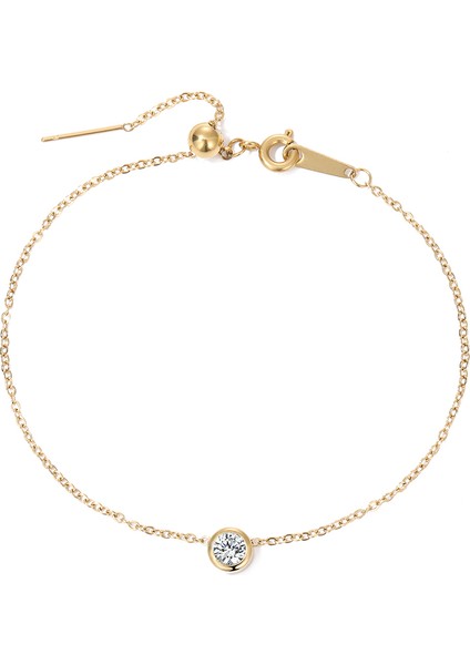 Yeşil Jujıe 316L Paslanmaz Çelik Pim Tipi Evrensel Delikli Zincir Aile Çoklu Birthstone Bilezik Kadın Hediye Dropshi (Yurt Dışından) modelleri