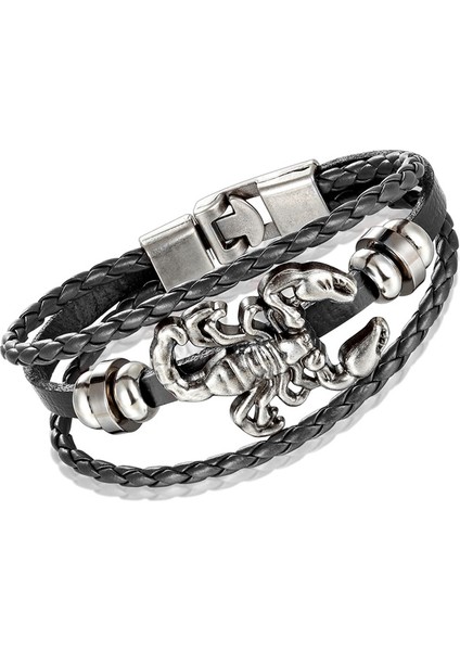 21CM Tarzı TZ-316 2019 Melek Kanatları Çok Katmanlı Bilezik Erkekler Rahat Örgülü Deri Bilezikler Kadın Ahşap Boncuk Bilezik Punk Rock Takı Pulseira (Yurt Dışından)