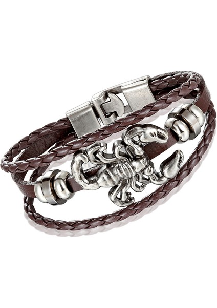 21CM Tarzı TZ-316 2019 Melek Kanatları Çok Katmanlı Bilezik Erkekler Rahat Örgülü Deri Bilezikler Kadın Ahşap Boncuk Bilezik Punk Rock Takı Pulseira (Yurt Dışından)