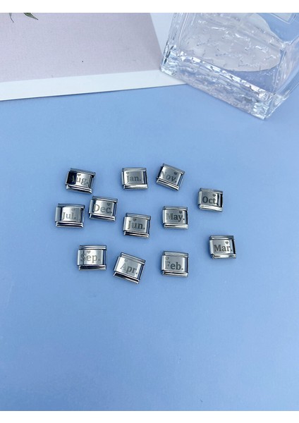 Mayıs Ha En Yeni Orijinal Papatya Yeni Trend 12 Ay Charm Bağlantılar Fit 9mm Bilezik Paslanmaz Çelik Takı Dıy Yapımı DJ207 (Yurt Dışından) fırsatları