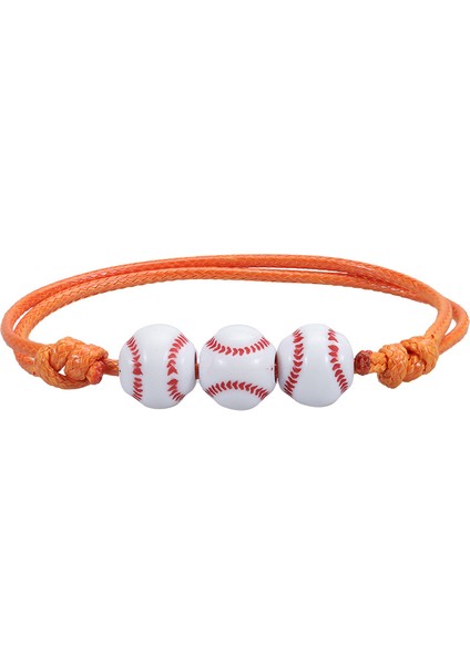 No.18 Boyutu Yeni Basketbol Beyzbol Bilekliği Balmumu Hattı Dokuma Tenis Rugby Bilezik Erkek Kız Spor Takı BR1001 (Yurt Dışından)