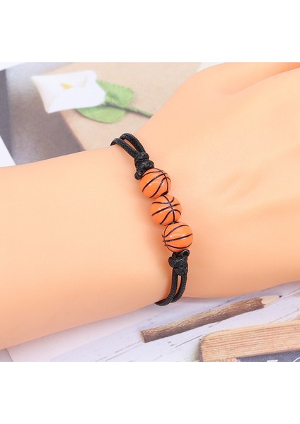 No.18 Boyutu Yeni Basketbol Beyzbol Bilekliği Balmumu Hattı Dokuma Tenis Rugby Bilezik Erkek Kız Spor Takı BR1001 (Yurt Dışından) fırsatları