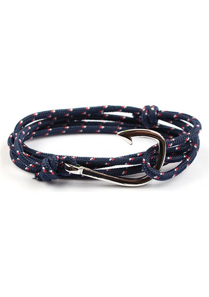 19CM Tarzı H7523-3 30 Stil Yuvarlak Balık Oltası Vıkıngs Çapa Bilezik Naylon Halat Hakiki Renkli Bilezik ve Bilezikler Erkekler Için Takı Moda Hediye 19CM (Yurt Dışından) fırsatları