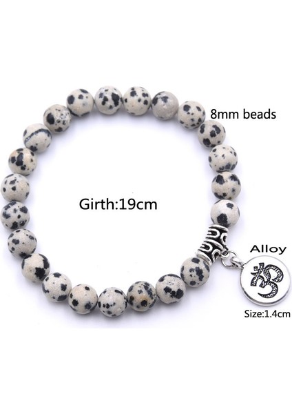 ZT110-2 Doğal Taş Strand Bilezik Yoga Çakra Mala Bilezik Om Lotus Kadın Erkek Boncuklu Charm Bilezik Takı Pulseras (Yurt Dışından) modelleri