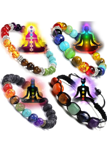 No.1 Boyutu Reiki Şifa Taşı Bilezik 7 Çakra Dengesi Enerji Volkanik Kaya Taşlar Boncuk Bilezik Kadınlar Takı Çakra Kristalleri Bileklik (Yurt Dışından) fiyatları