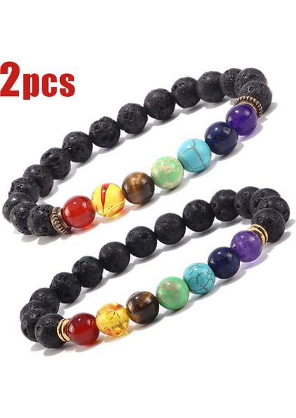 E Et 7 Çakra Reiki Şifa Taşı Bilezik Yoga Dengesi Enerji Doğal Volkanik Taşlar Boncuk Takı Gezegen Boncuklu Bilezikler (Yurt Dışından) fiyatları