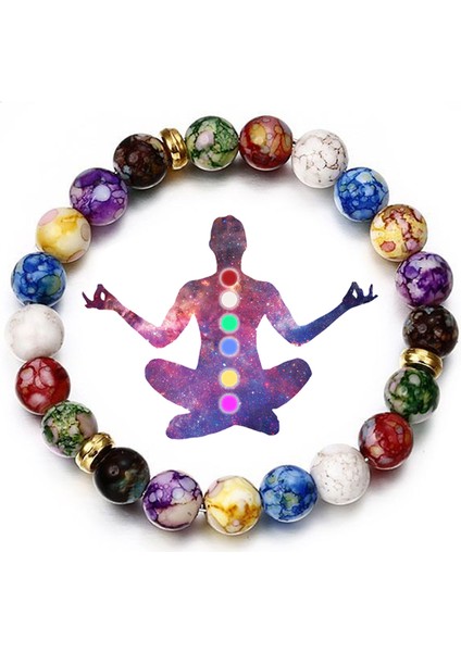 E Et 7 Çakra Reiki Şifa Taşı Bilezik Yoga Dengesi Enerji Doğal Volkanik Taşlar Boncuk Takı Gezegen Boncuklu Bilezikler (Yurt Dışından) modelleri
