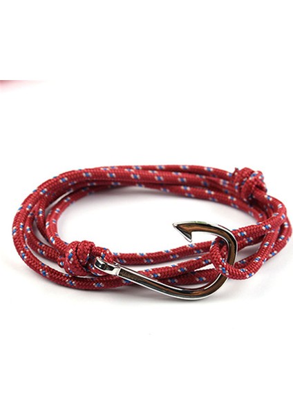 19CM Tarzı H7522-13 30 Stil Yuvarlak Balık Oltası Vıkıngs Çapa Bilezik Naylon Halat Hakiki Renkli Bilezik ve Bilezikler Erkekler Için Takı Moda Hediye 19CM (Yurt Dışından) modelleri