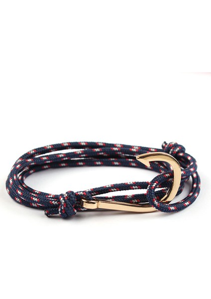 19CM Tarzı H7522-13 30 Stil Yuvarlak Balık Oltası Vıkıngs Çapa Bilezik Naylon Halat Hakiki Renkli Bilezik ve Bilezikler Erkekler Için Takı Moda Hediye 19CM (Yurt Dışından) indirimleri