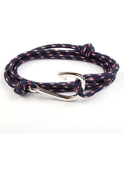 19CM Tarzı H7522-12 30 Stil Yuvarlak Balık Oltası Vıkıngs Çapa Bilezik Naylon Halat Hakiki Renkli Bilezik ve Bilezikler Erkekler Için Takı Moda Hediye 19CM (Yurt Dışından) fiyatları