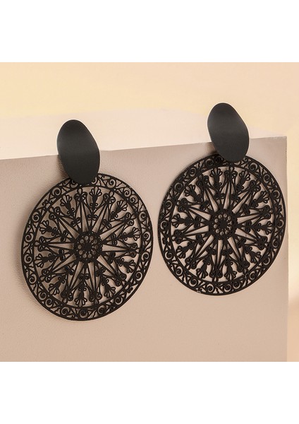 Vintage Siyah Çiçekli Küpeler, Şık ve Çok Yönlü Küpeler (Yurt Dışından) fiyatları