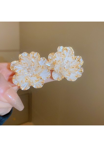 Basit Vintage Akrilik Çiçek Küpeler (Yurt Dışından) fiyatları