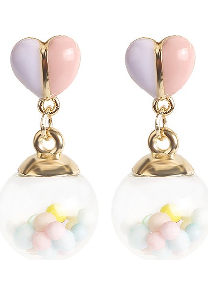 Yaratıcı Şeker Renkli Küpeler, Kız Arkadaşa Hediye (Yurt Dışından)