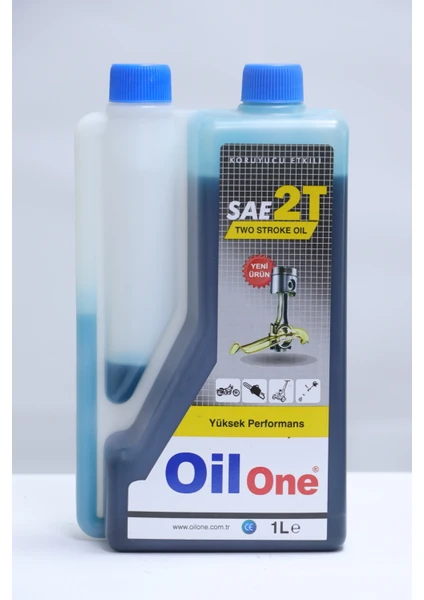 Oil One Motorcyle 2t Motor Yağı 2 Zamanlı Ölçekli Yağ 1 Lt