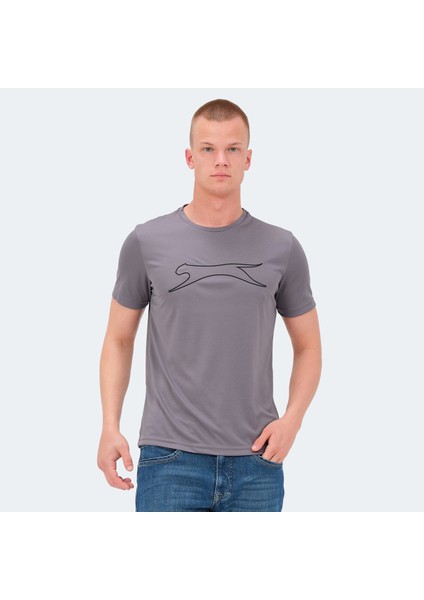 NELLE IN Erkek Tişört Koyu Gri