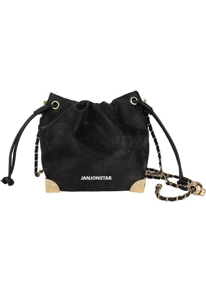 Moda Kova Çanta Kadın 2024 Yeni Bahar ve Yaz Rahat Omuz Çantası Doku Batı Tarzı Crossbody Çanta (Yurt Dışından)