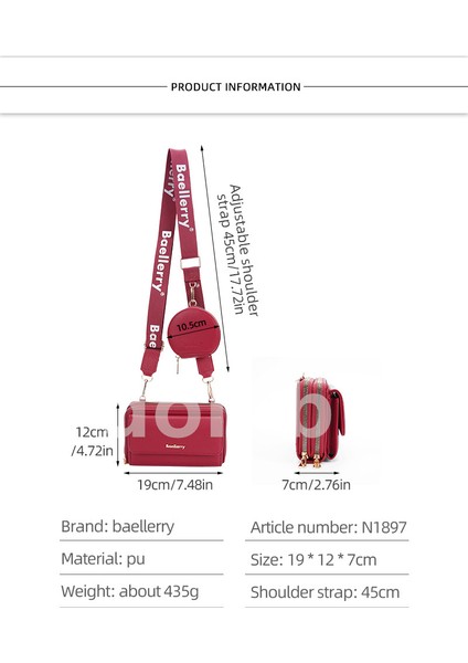 Yeni Stil Kadın Çakıllı Crossbody Çanta Mektup Omuz Askısı Fermuarlı Tek Omuz Kayınvalide Çantası (Yurt Dışından)