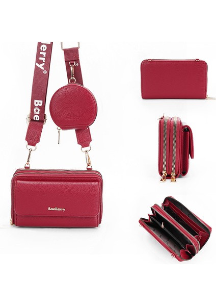 Yeni Stil Kadın Çakıllı Crossbody Çanta Mektup Omuz Askısı Fermuarlı Tek Omuz Kayınvalide Çantası (Yurt Dışından)