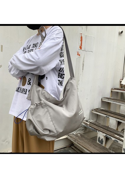 Iş Çantası Japon Crossbody Çanta Erkek Yaz Kadın Çanta Omuzdan Askili Çanta Sırt Çantası Erkek Çantası Postacı Çantası (Yurt Dışından)