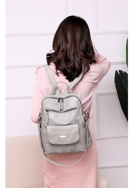 Backpack Sırt Çantası Kadın Kore Versiyonu Büyük Kapasiteli Bayan Sırt Çantası Omuz Çantası (Yurt Dışından) fiyatları