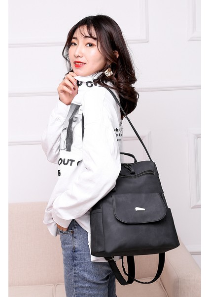 Backpack Sırt Çantası Kadın Kore Versiyonu Büyük Kapasiteli Bayan Sırt Çantası Omuz Çantası (Yurt Dışından) fiyatları