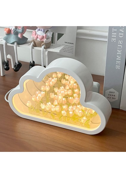 Lale Bulut Ayna Yaratıcı Gece Lambası (Yurt Dışından)