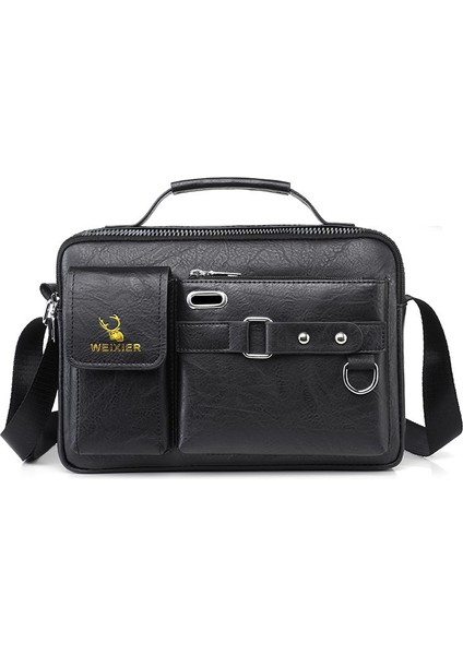 Omuz Çantası Erkek Crossbody Çanta Erkek Iş Crossbody Çanta (Yurt Dışından)