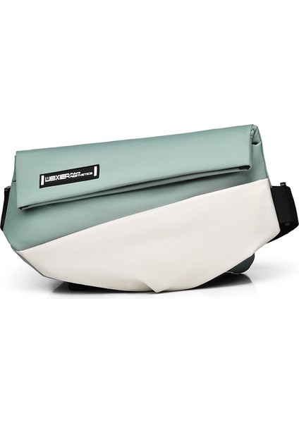 Moda Su Geçirmez Oxford Kumaş Erkek Büyük Kapasiteli Aşınmaya Dayanıklı Spor Crossbody Göğüs Çantası (Yurt Dışından)