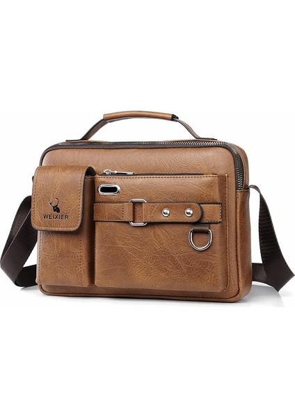 Omuz Çantası Erkek Crossbody Çanta Erkek Iş Crossbody Çanta (Yurt Dışından)
