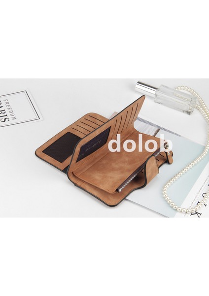 Yeni Cüzdan Kadın Uzun Çoklu Kart Yuvası Tokalı Cüzdan Üç Katlı Fermuarlı Cüzdan (Yurt Dışından) fiyatları