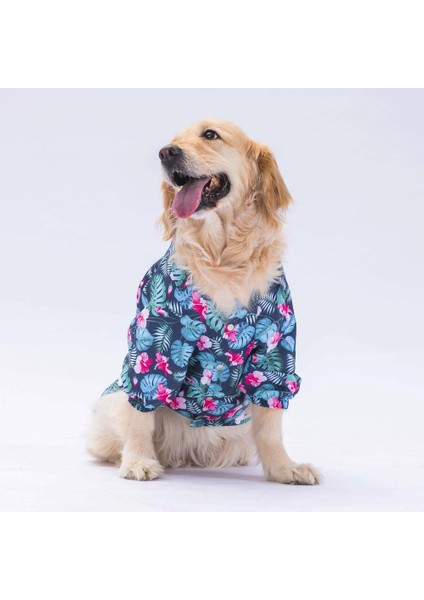Floral Orta ve Büyük Irk Köpek Gömleği - Köpek Kıyafeti (15 kg-45 kg) fiyatları