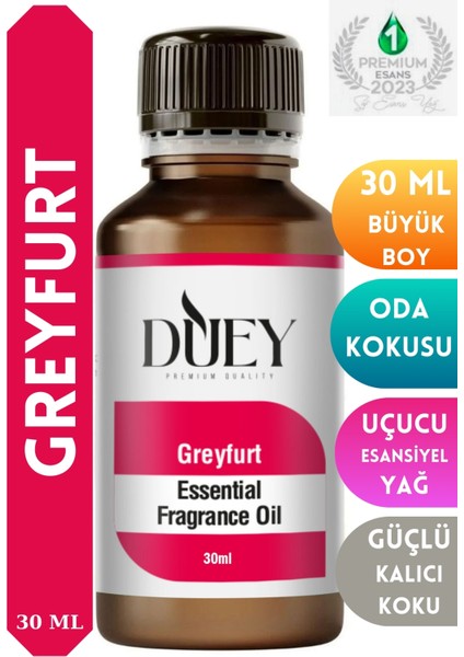 Greyfurt Uçucu 30 ml Buhurdanlık Yağı Difüzör Esansı Oda Kokusu Hava Nemlendirici