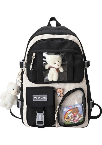 Sırt Çantası Kadın Okul Çantası Hafif Öğrenci Okul Çantası (Yurt Dışından)