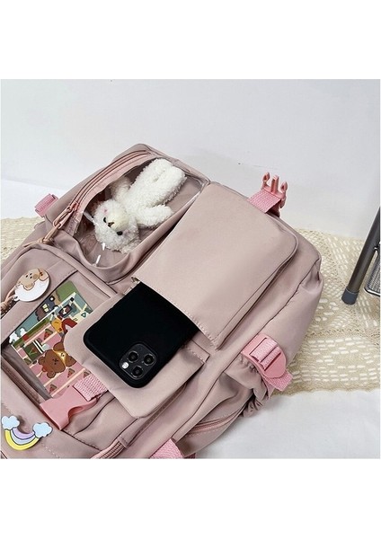 Çok Cepli Ayıcık Figürlü Büyük Kapasiteli Sırt Çantası (Yurt Dışından) fiyatları