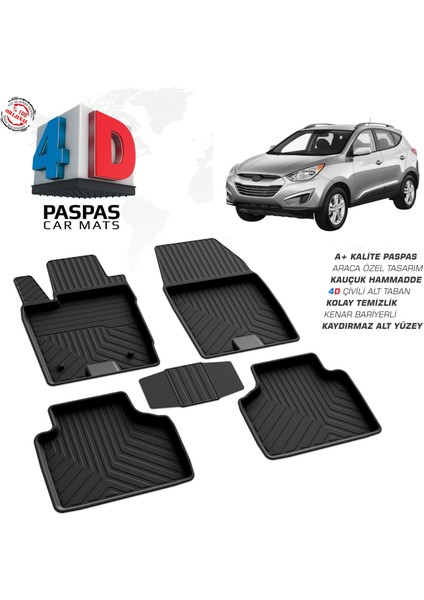 Hyundai Tucson 4d Havuzlu Paspas 2009-2015 Arası