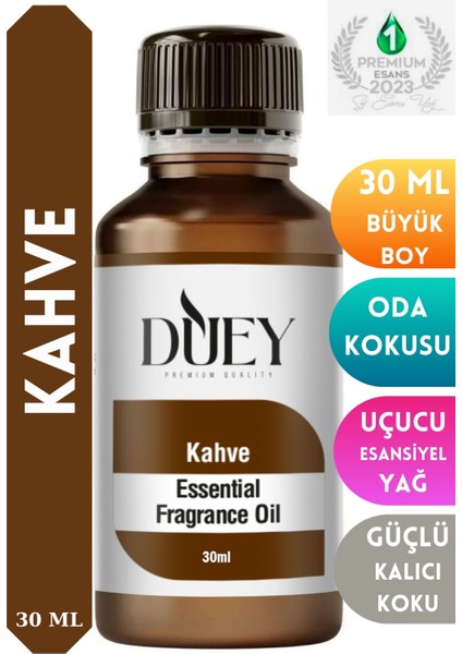 Kahve Uçucu 30 ml Buhurdanlık Yağı Difüzör Esansı Oda Kokusu Hava Nemlendirici