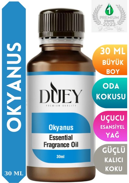 Okyanus Uçucu 30 ml Buhurdanlık Yağı Difüzör Esansı Oda Kokusu Hava Nemlendirici