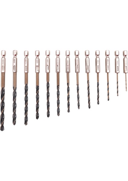 Hex Shank Kobalt Metrik Uçlar 13 Parçadan Oluşan Set Hızlı Değişim Hss Darbeli Sürücü Altıgen Uçlar, Metal ile Uyumlu (Yurt Dışından) fiyatları