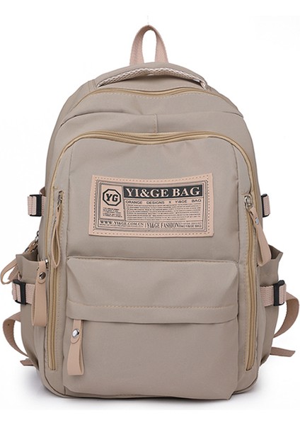 Okul Çantası Kadın Üniversite Öğrencisi Yeni Lise Ortaokul Öğrencisi Sırt Çantası Erkek Basit Büyük Kapasiteli Seyahat Sırt Çantası (Yurt Dışından)