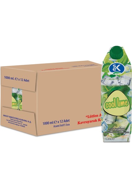 Cool Lime 1 L x 12 fiyatları