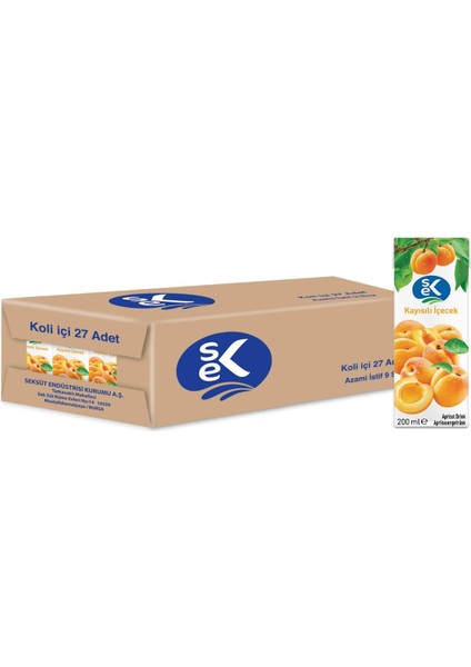 Kayısılı Içecek 200 ml x 27