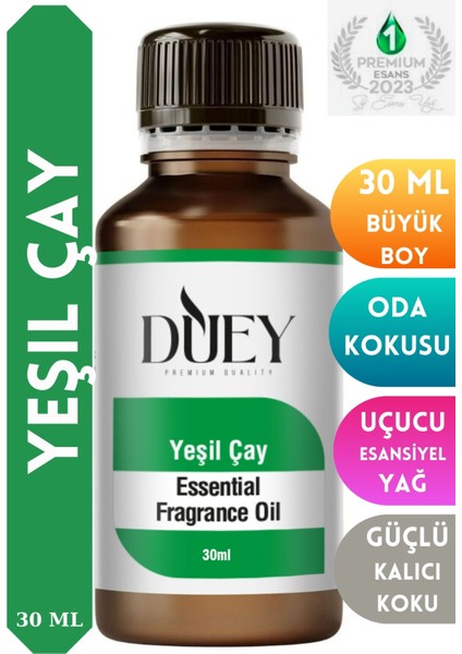 Yeşil Çay Uçucu 30 ml Buhurdanlık Yağı Difüzör Esansı Oda Kokusu Hava Nemlendirici