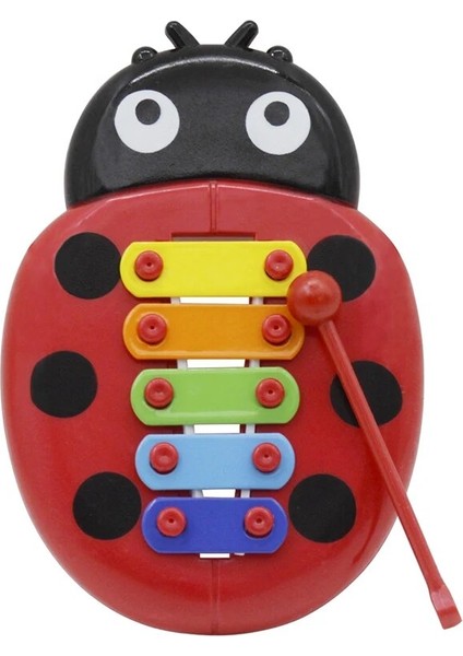Müzikal Oyuncaklar Ahşap Perküsyon Çocuk Müzik Enstrümanı Sevimli Karikatür Ankastre Beetle Bebek Erken Öğrenme Eğitici Komik Oyuncaklar (Yurt Dışından)